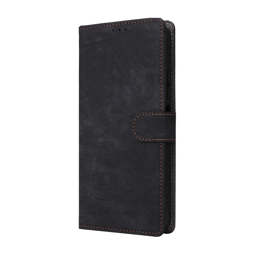 For TECNO Pova 8 5G Wallet Case RFID Blocking PU Leather Phone Cover Stand with Strap - Black - 7