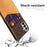 For Samsung Galaxy S26 FE Case PU Leather Cloth Texture Hard PC Phone Cover with Card Holder - Orange - 2
