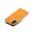 For Samsung Galaxy A07 5G Case Calf Texture PU Leather Coated PC Phone Cover - Orange - 3