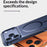 For iPhone 17 Pro Max Magnetic Case Dual-Tone Alloy + Silicone + PC Ultra-Thin Shockproof Phone Cover - Blue - 7