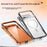 For iPhone 17 Pro Max Case Compatible with MagSafe Aluminum Alloy + TPU + PC Ultra Thin Clear Phone Cover - Blue - 6
