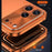 For iPhone 17 Pro Max Case Magnetic 2 in 1 Matte Acrylic + Aluminum Alloy Shockproof Phone Cover - Orange - 7