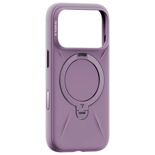 TORRAS Ostand Q3 Silicone Series for iPhone 18 Pro Max / 17 Pro Max Magnetic Case Kickstand Liquid Silicone + PC Phone Cover - Purple - 1