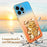 SINGIUZOO for iPhone 16 Pro Max Case Glitter Bear Kickstand Electroplated Gradient Color PC + TPU Phone Cover - Orange - 7