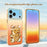 SINGIUZOO for iPhone 18 Pro Max / 17 Pro Max Case Glitter Bear Kickstand Electroplated Gradient Color PC + TPU Phone Cover - Orange - 5