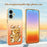 SINGIUZOO for iPhone 17 Case Glitter Bear Kickstand Electroplated Gradient Color PC + TPU Phone Cover - Orange - 5