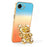 SINGIUZOO for iPhone 17e / 16e Case Glitter Bear Kickstand Electroplated Gradient Color PC + TPU Phone Cover - Orange - 3