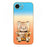 SINGIUZOO for iPhone 17e / 16e Case Glitter Bear Kickstand Electroplated Gradient Color PC + TPU Phone Cover - Orange - 4