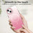 For iPhone 14 Magnetic Case Gradient TPU + PET + PC IMD Shockproof Phone Cover - Green - Pink - 6