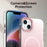 For iPhone 14 Magnetic Case Gradient TPU + PET + PC IMD Shockproof Phone Cover - Green - Pink - 7