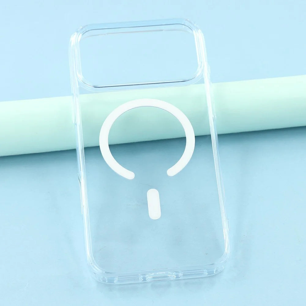 MUTURAL iPhone 18 Pro Max / 17 Pro Max Case Compatible with MagSafe TPU + PC Clear Phone Cover - Transparent - 6
