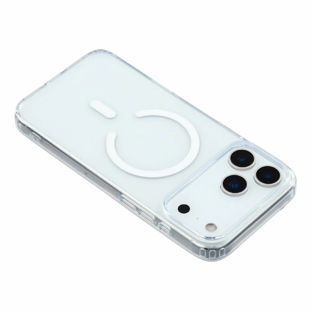 MUTURAL for iPhone 18 Pro / 17 Pro Case Compatible with MagSafe TPU + PC Clear Phone Cover - Transparent - 5