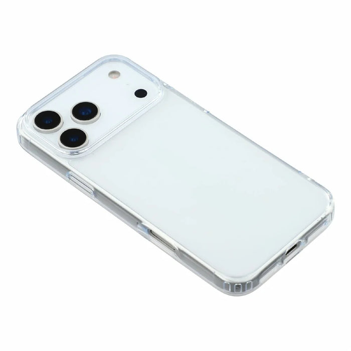MUTURAL for iPhone 18 Pro / 17 Pro Case Rounded Edge TPU + PC Clear Phone Cover - Transparent - 4