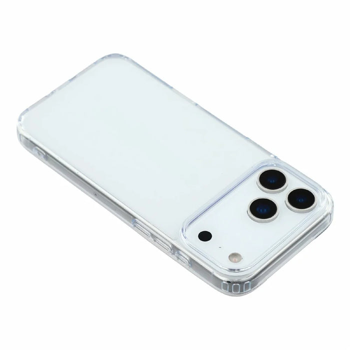MUTURAL for iPhone 18 Pro / 17 Pro Case Rounded Edge TPU + PC Clear Phone Cover - Transparent - 5