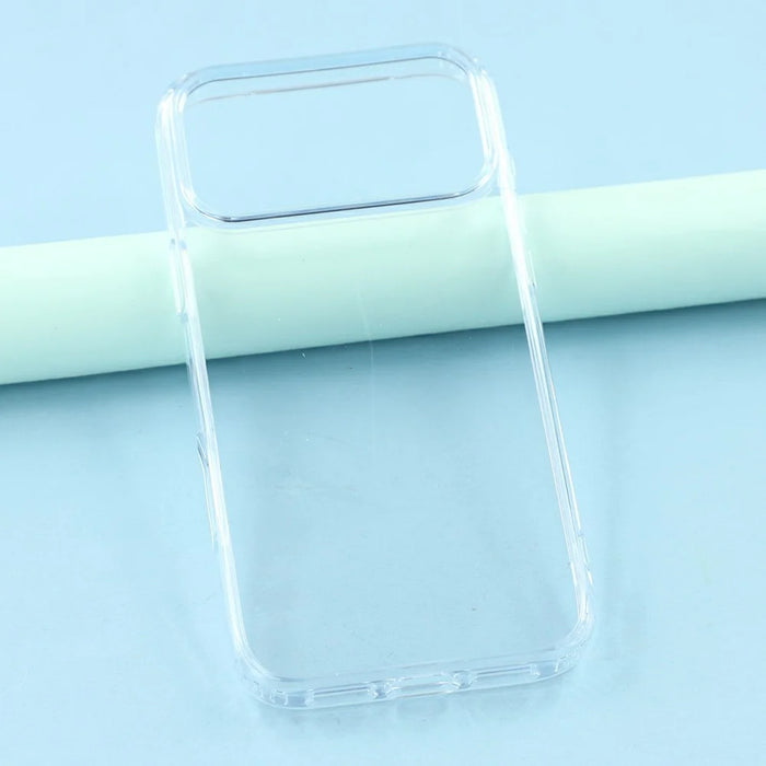 MUTURAL for iPhone 18 Pro / 17 Pro Case Rounded Edge TPU + PC Clear Phone Cover - Transparent - 6