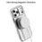 MUTURAL for iPhone 18 Pro Max / 17 Pro Max Case with Magnetic Rotatable Kickstand PC + TPU Clear Phone Cover - Transparent - 3
