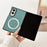 For Samsung Galaxy Z Fold8 Magnetic Case Drop-Proof PC + Cloth Back Phone Cover - Green - 3
