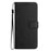 For Samsung Galaxy S26+ Case Wallet Imprint PU Leather Flip Folio Phone Cover - Black - 2