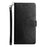 For Samsung Galaxy A27 5G Case Y Shaped Lines Imprint Leather Phone Cover - Black - 2