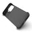 For iPhone 16 Pro Magnetic Case Lens Frame Kickstand Matte PC Frameless Phone Cover - Grey - 3