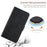 For Samsung Galaxy S25 Edge Case Butterfly Flower Imprint Leather Phone Cover with Shoulder Strap - Black - 6