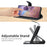 For Samsung Galaxy S25 Edge Case Butterfly Flower Imprint Leather Phone Cover with Shoulder Strap - Black - 7