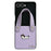 For Samsung Galaxy Z Flip8 Case Dachshund Pattern PU Leather + PC Protective Cover with Wrist Strap - Purple - 1