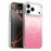 For iPhone 17 Pro Magnetic Case Gradient TPU + PET + PC IMD Shockproof Phone Cover - Pink - 1