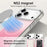 For iPhone 17 Pro Magnetic Case Gradient TPU + PET + PC IMD Shockproof Phone Cover - Pink - 5