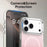 For iPhone 17 Pro Magnetic Case Gradient TPU + PET + PC IMD Shockproof Phone Cover - Pink - 7
