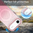 For iPhone Air Magnetic Case Gradient TPU + PET + PC IMD Shockproof Phone Cover - Pink - 3