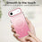 For iPhone Air Magnetic Case Gradient TPU + PET + PC IMD Shockproof Phone Cover - Pink - 6