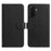 For Samsung Galaxy S26+ Case Wallet Stand Litchi Texture Genuine Cow Leather Flip Phone Cover - Black - 1