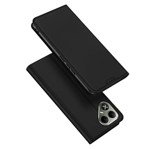 DUX DUCIS for TECNO Pova 8 5G Skin Pro Series Case Leather Stand Cover Card Holder - Black - 1