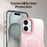 For iPhone 16 Plus Magnetic Case Gradient TPU + PET + PC IMD Shockproof Phone Cover - Pink - 7