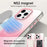 For iPhone 15 Pro Max Magnetic Case Gradient TPU + PET + PC IMD Shockproof Phone Cover - Pink - 5