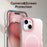 For iPhone 15 Plus Magnetic Case Gradient TPU + PET + PC IMD Shockproof Phone Cover - Pink - 7