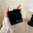 For Samsung Galaxy Z Flip7 5G Case Bear Charm PU Leather + PC Phone Cover with Wrist Strap  - Houndstooth - 6