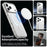 For iPhone 18 Pro Max / 17 Pro Max Magnetic Case Shock-absorbing Air Protection PC + TPU Phone Cover - White - 2