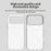 For iPhone 18 Pro Max / 17 Pro Max Magnetic Case Shock-absorbing Air Protection PC + TPU Phone Cover - White - 3