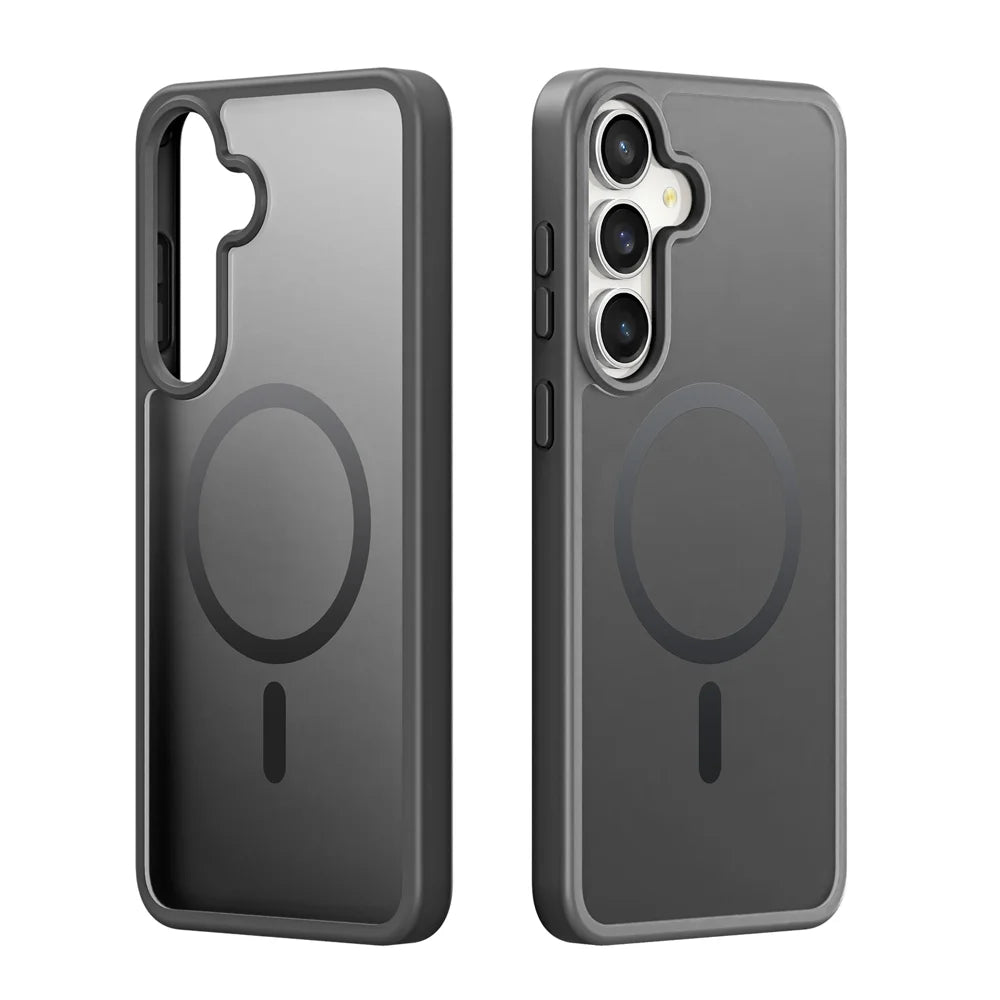 DUX DUCIS for Samsung Galaxy S26 FE / S25 FE Magnetic Case Yind Series PC+TPU Phone Cover - Black - 2