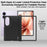 IMAK for Samsung Galaxy Z Fold8 Ruiyi Series Case Carbon Fiber Texture Leather + PC Phone Cover - As Shown - 3