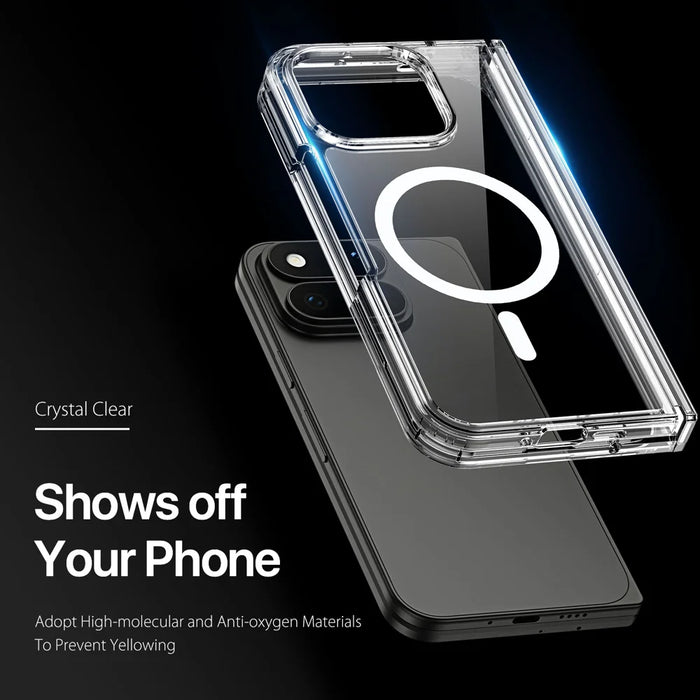 DUX DUCIS for Google Pixel 11 Pro Fold Clin Series Back Cover PC + TPU Clear Phone Case - Clear - 3