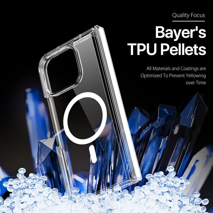 DUX DUCIS for Google Pixel 11 Pro Fold Clin Series Back Cover PC + TPU Clear Phone Case - Clear - 6