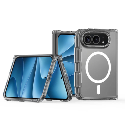DUX DUCIS for iPhone Fold Clin Series Back Cover PC + TPU Clear Phone Case - Clear - 1