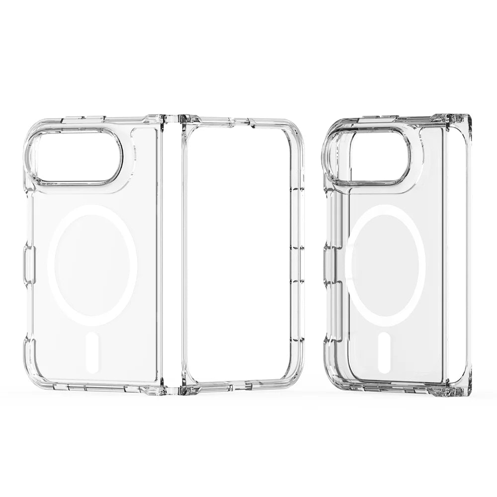 DUX DUCIS for iPhone Fold Clin Series Back Cover PC + TPU Clear Phone Case - Clear - 2
