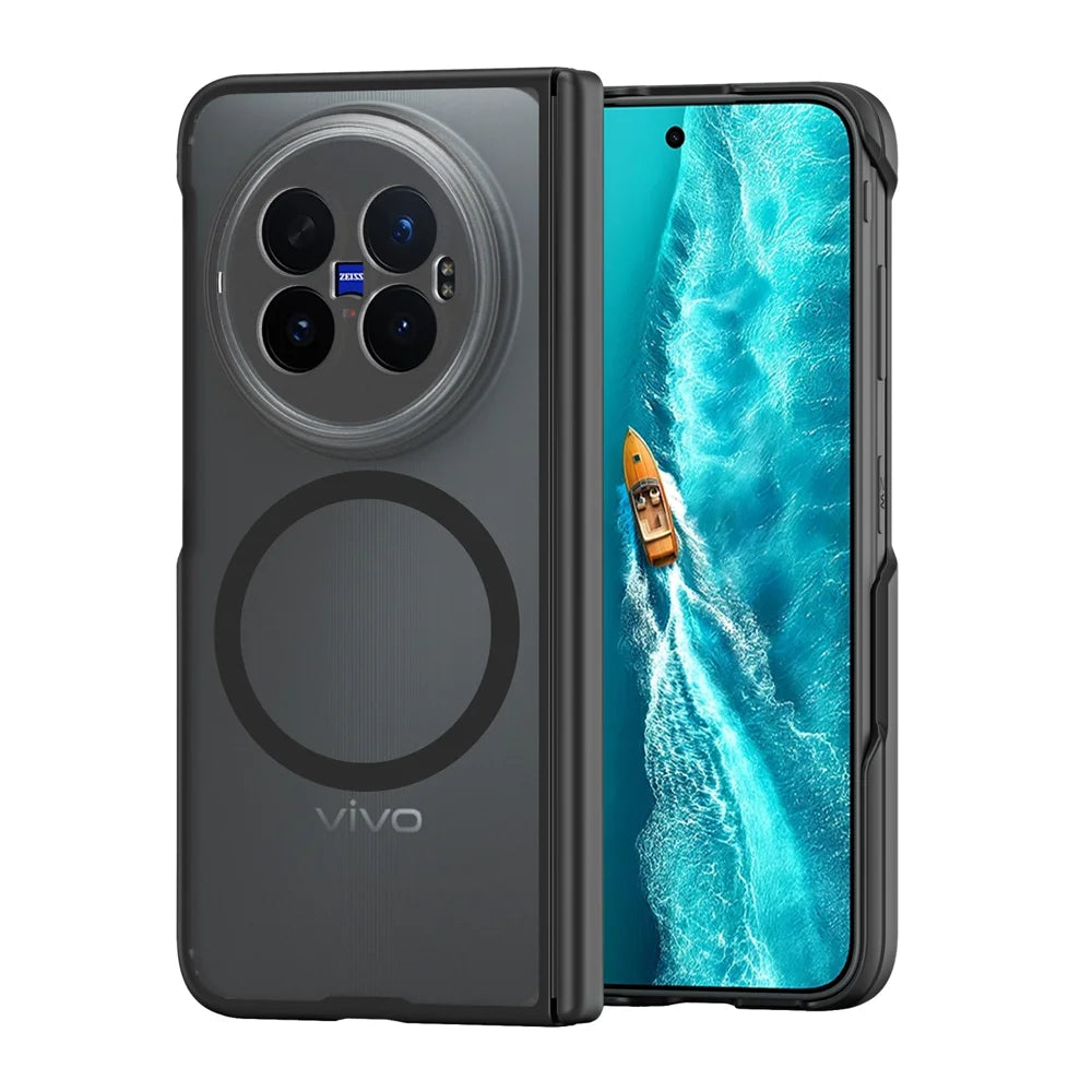 DUX DUCIS for vivo X Fold6 5G Magnetic Case  Expn Series PC + TPU Phone Back Cover - Black - 1