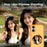 For iPhone 17 Smart Window Case with Circular Screen Magnetic Kickstand PC + TPU Multi-Functional Phone Cover - Black - 2