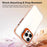 For iPhone 14 Pro Case Metal Camera Kickstand Shockproof Clear PC + TPU Phone Cover - Transparent Orange - 3