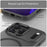 For iPhone 17 Pro  /  18 Pro Magnetic Case TPU + PC Matte Translucent Phone Back Cover - Black - 6